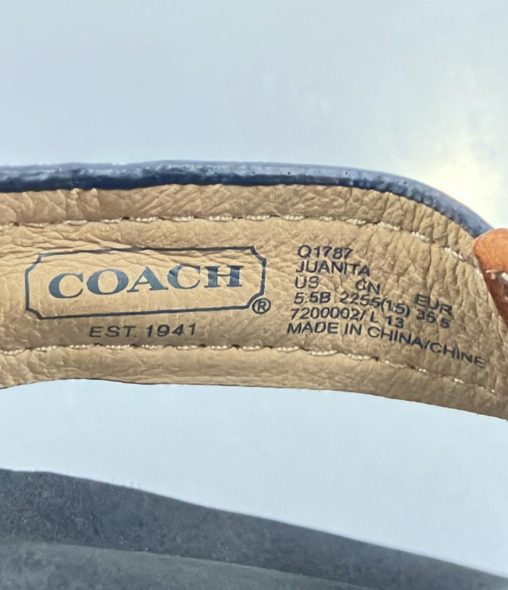COACH トングサンダル ビーチ レディース SIZE US 5.5 B コーチ