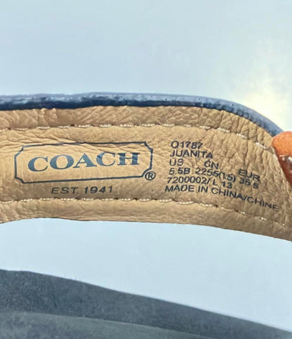 COACH トングサンダル ビーチ レディース SIZE US 5.5 B コーチ
