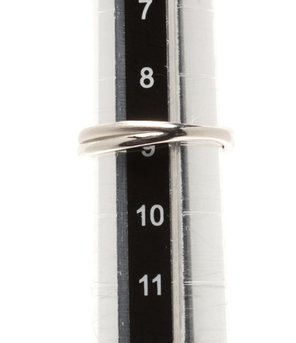 美品 ete リング 指輪 SV925 ダイヤ レディース SIZE 9号 エテ