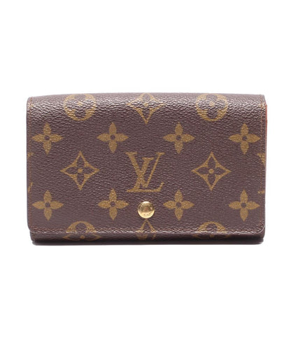 ルイヴィトン 二つ折り財布 ポルトモネ ビエ トレゾール モノグラム M61730 レディース LOUIS VUITTON