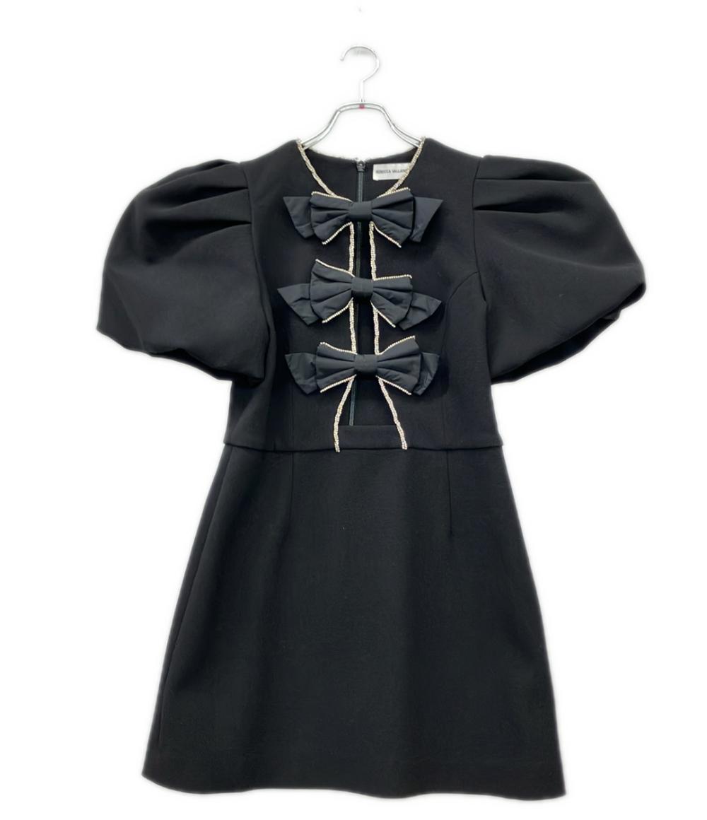 REVECCA VALLANCE 半袖 ケイティ リボン付き ミニドレス レディース SIZE 10 レベッカ・ヴァランス
