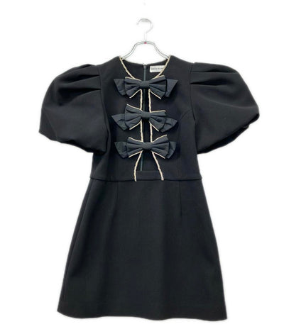 REVECCA VALLANCE 半袖 ケイティ リボン付き ミニドレス レディース SIZE 10 レベッカ・ヴァランス