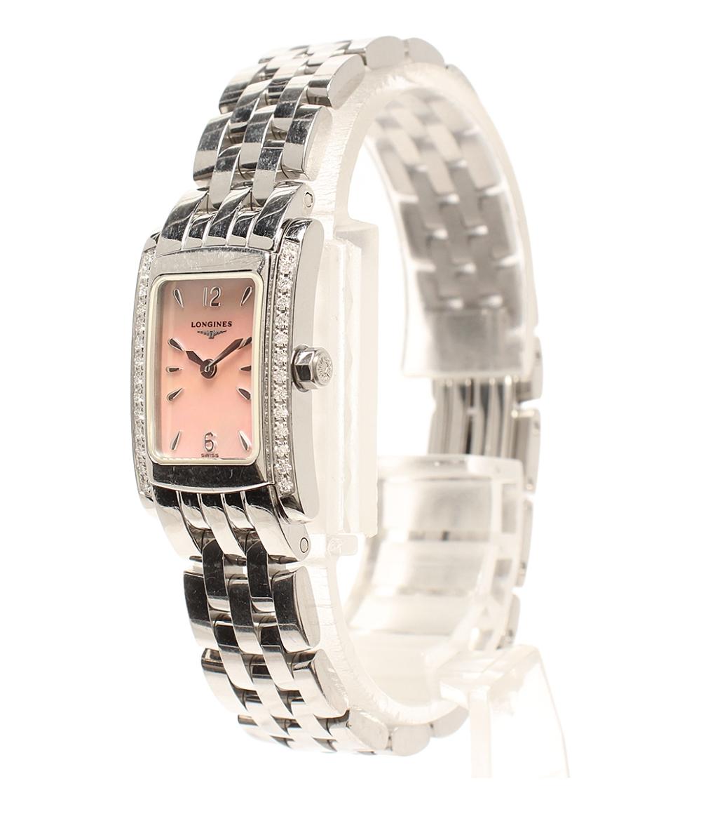 LONGINES 腕時計 クオーツ ピンク L5.158.0 レディース ロンジン