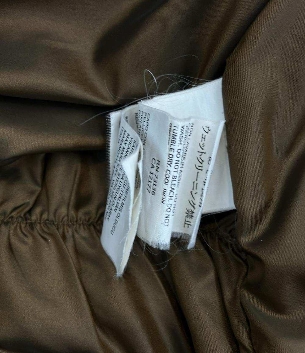 MAX MARA STUDIO ダウンコート フード ファー ベルト付き 648601730 レディース SIZE 38 (S) マックスマーラ ステュディオ