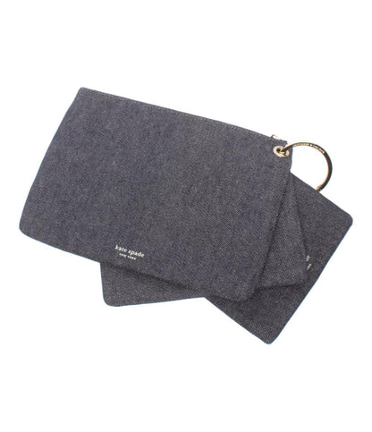 美品 Kate Spade ポーチ ３連 セット レディース ケイトスペード