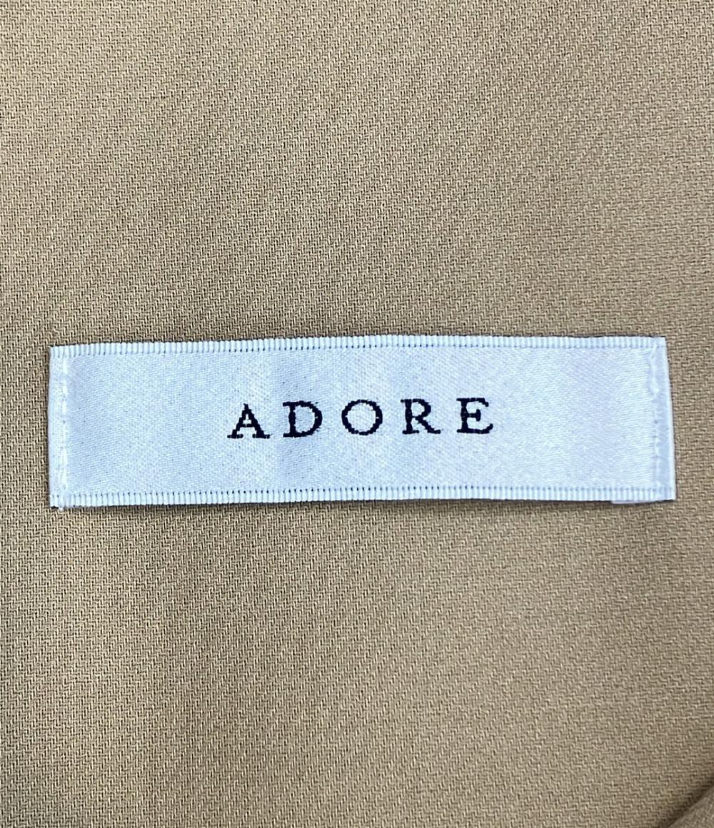 美品 アドーア ダブルクロスコットンワンピース レディース SIZE 36 (XS) ADORE