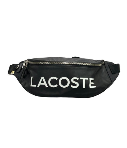 美品 LACOSTE ボディバッグ ウエストバッグ メンズ ラコステ