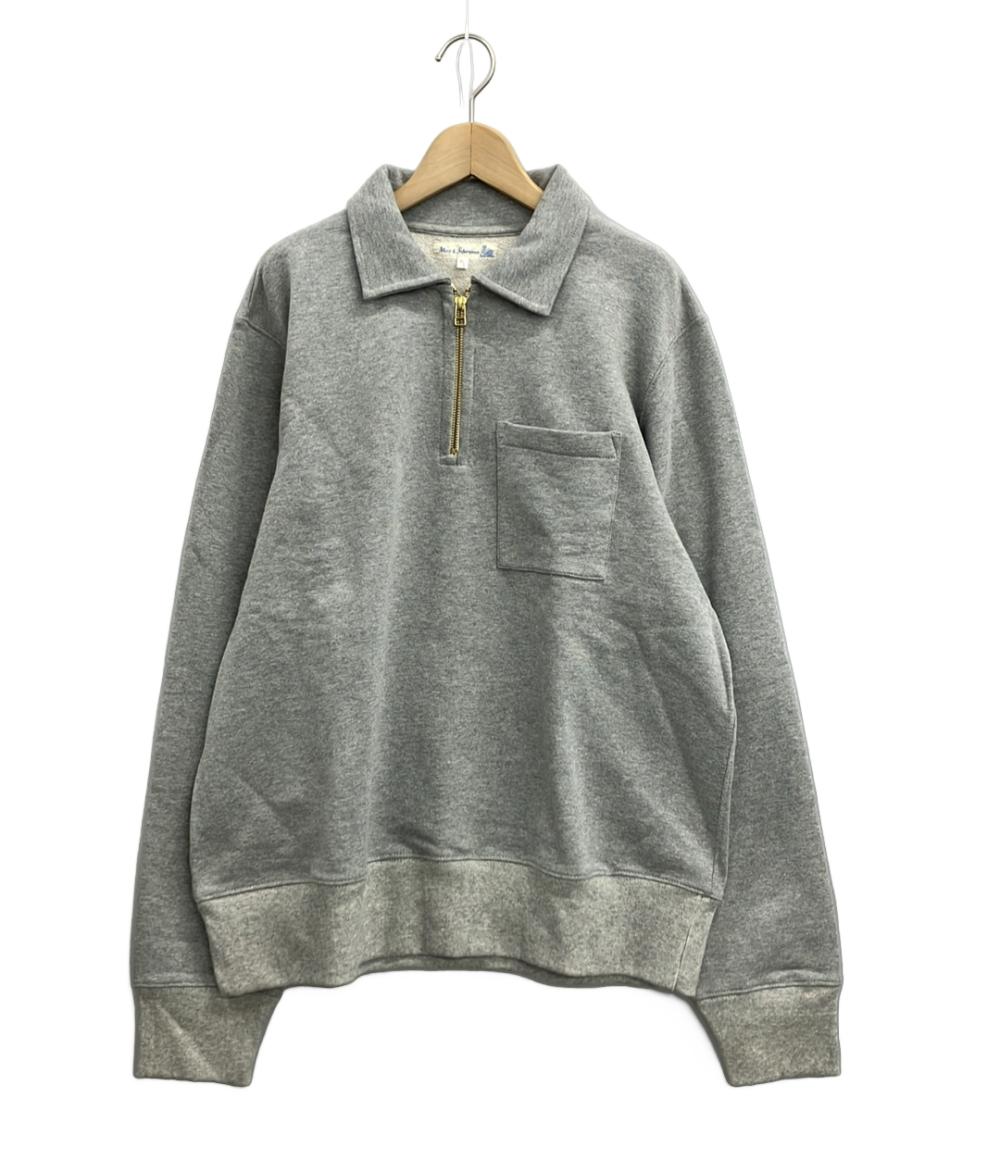 美品 メルツベーシュヴァーネン スウェット ハーフジップ メンズ SIZE L Merz b. Schwanen