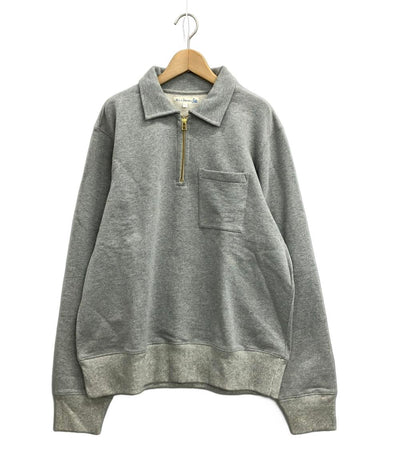 美品 メルツベーシュヴァーネン スウェット ハーフジップ メンズ SIZE L Merz b. Schwanen
