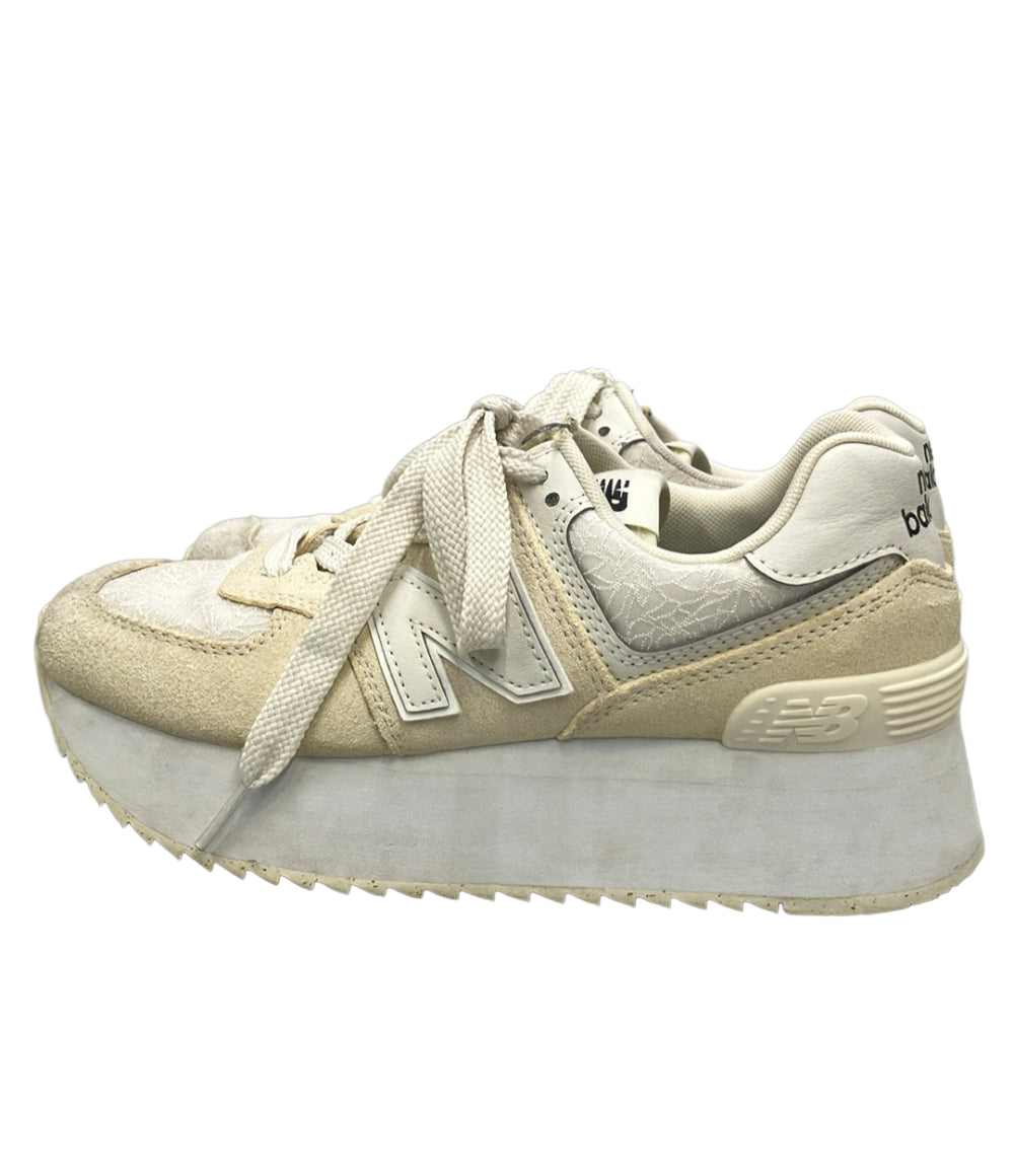 NEW BALANCE ローカット厚底スニーカー WL574ZBJ レディース SIZE 24.0 ニューバランス