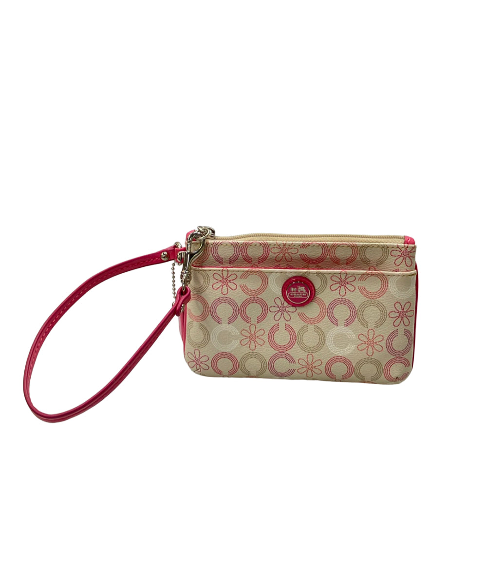 COACH ポーチ 花柄 オプアート レディース コーチ