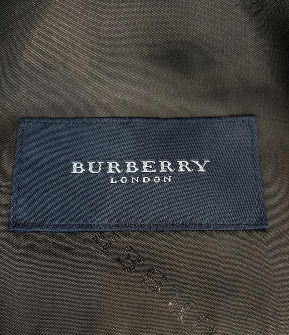 BURBERRY LONDON セットアップ スリーピーススーツ チャコールグレー ウール インポート BB61-BB7-A733-2B メンズ SIZE BB7 (XL) バーバリーロンドン