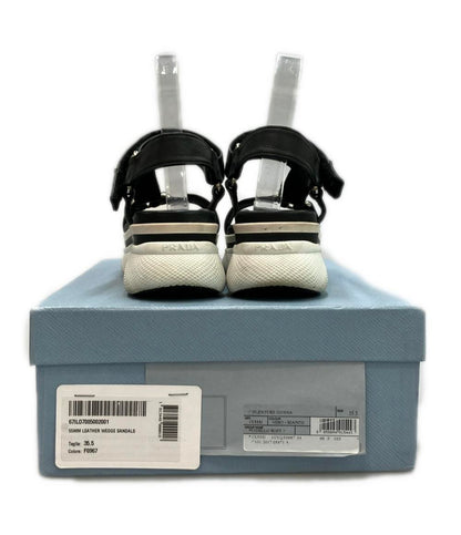 PRADA アンクルストラップサンダル 厚底 1X657L レディース SIZE 35.5 (M) プラダ