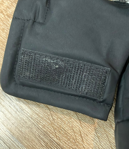 Burberrys 中綿ロングコート 内側ノバチェック フロントジップ マジックテープ フード付き レディース SIZE 9AR (M) バーバリーズ