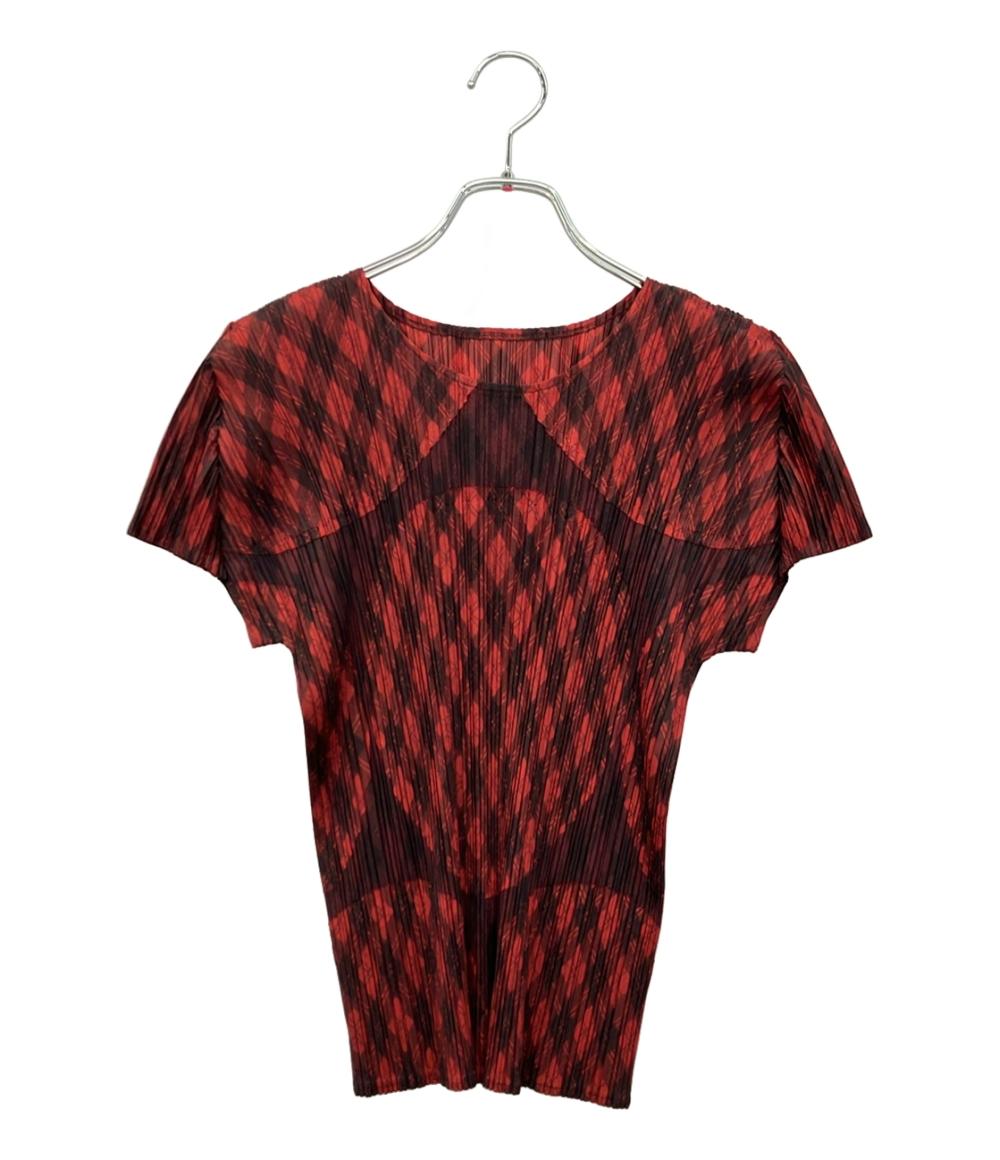 美品 プリーツプリーズ 半袖カットソー レディース SIZE 3 (L) PLEATS PLEASE