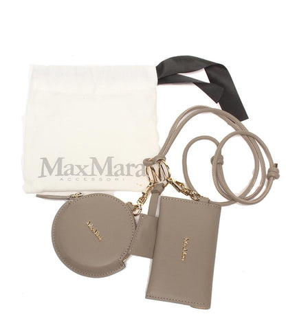 美品 MAX MARA ポーチ マルチケース ストラップ付き レディース マックスマーラ
