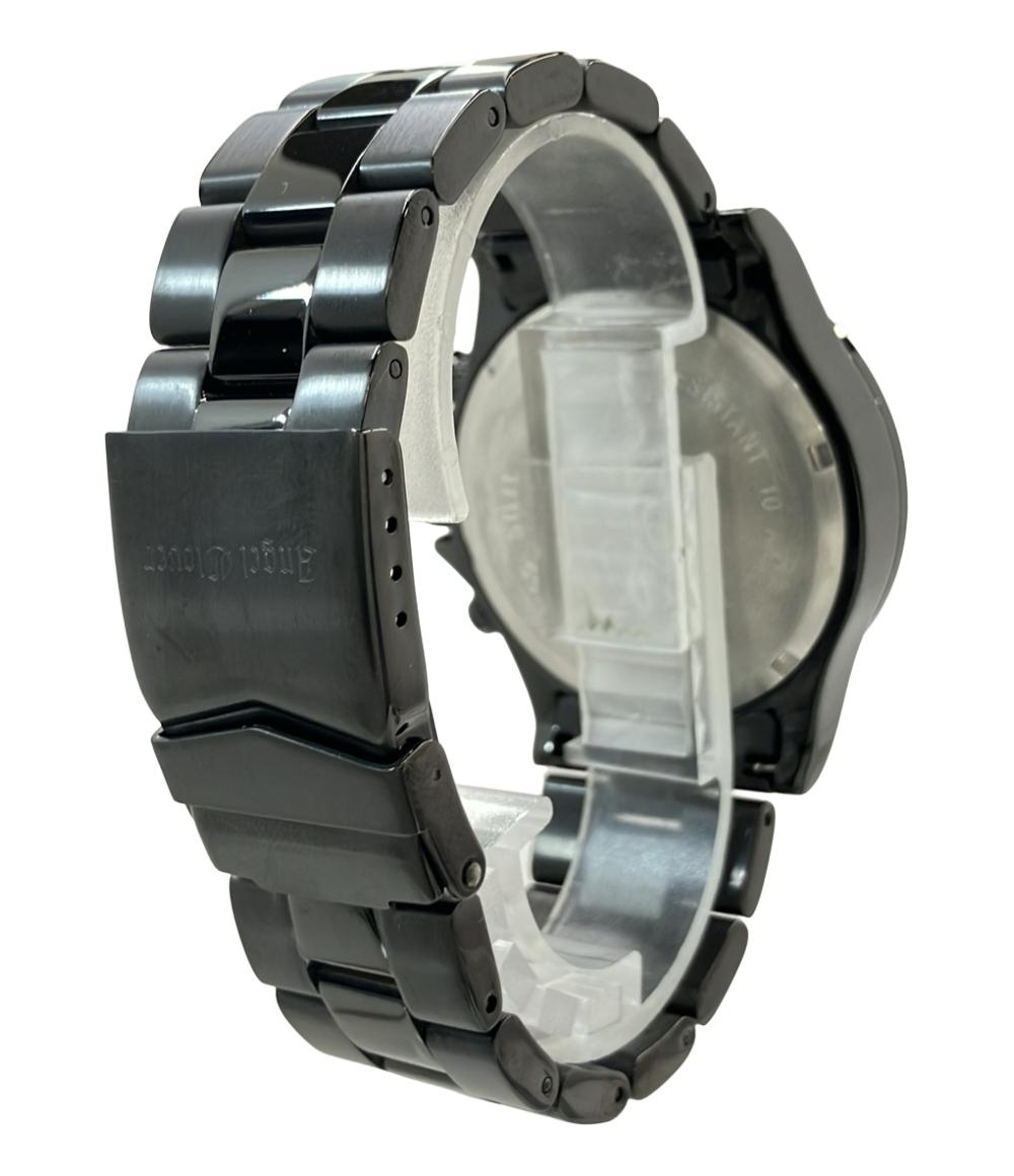 Angel Clover 腕時計 クオーツ ブラック BM41 メンズ エンジェルクローバー