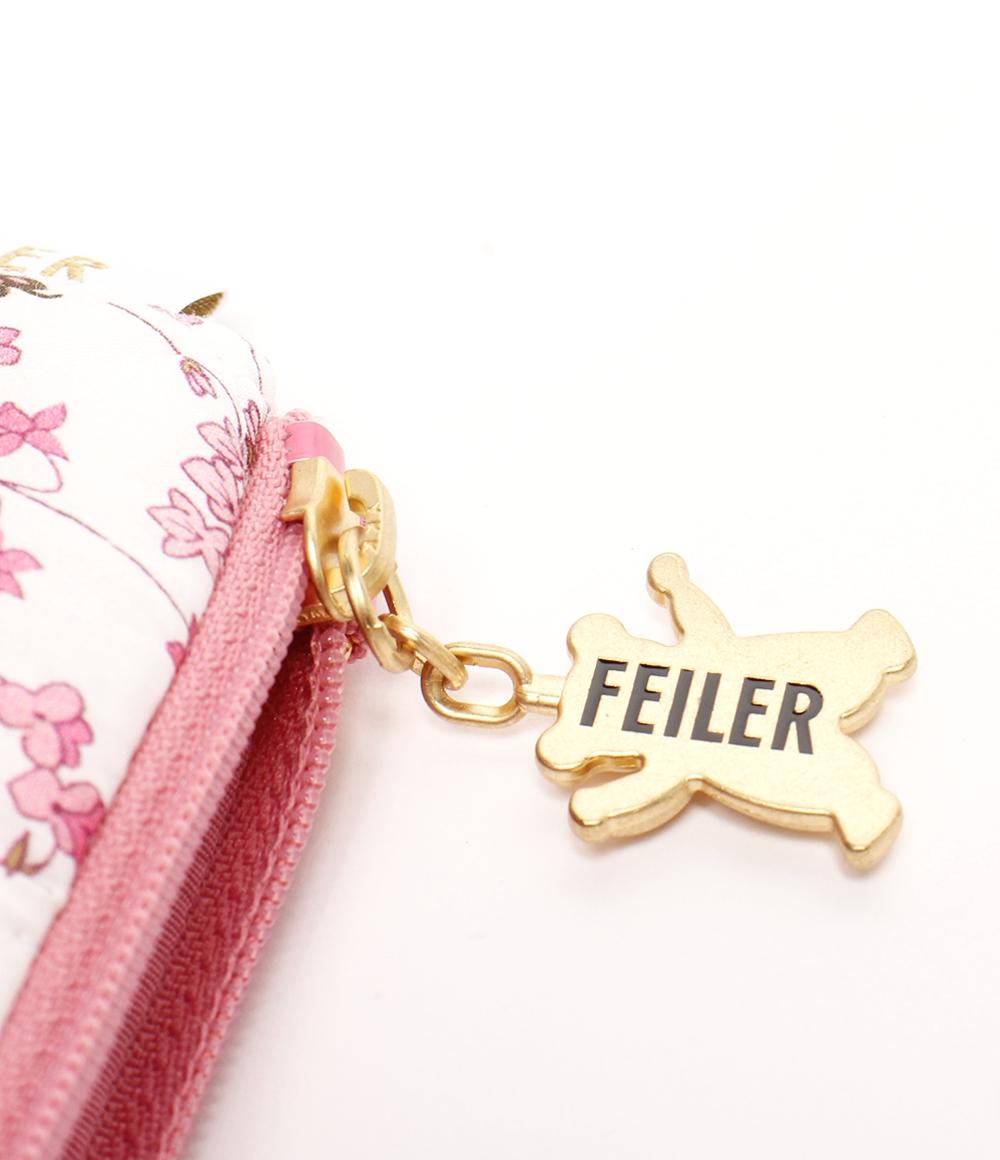 美品 フェイラー ポーチ リバティコラボ ハイジ フェイラー ガーデン レディース FEILER
