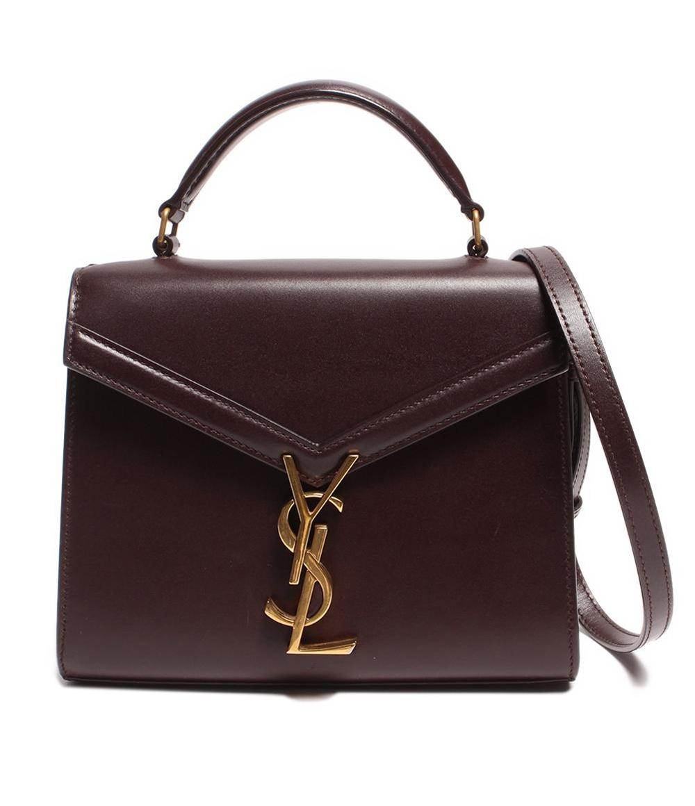 サンローランパリ 2way レザーショルダーバッグ YSLロゴ ゴールド金具 カサンドラ レディース SAINT LAURENT PARIS