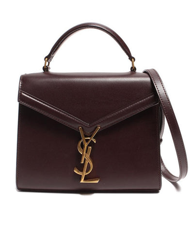 サンローランパリ 2way レザーショルダーバッグ YSLロゴ ゴールド金具 カサンドラ レディース SAINT LAURENT PARIS