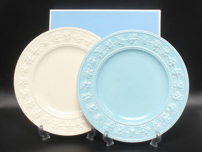 美品 WEDGWOOD プレート 大皿 2点セット 27cm フェスティビティ アイボリー ブルー ウエッジウッド