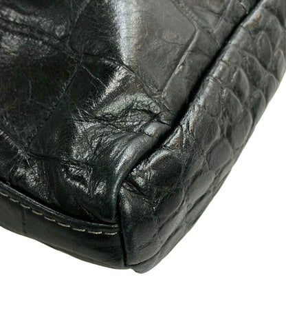 BARDOT ROSE ショルダーバッグ ウォレットポシェット 2WAY 斜め掛け 本革 牛革 レザー クロコ型押し レディース バルドロゼ