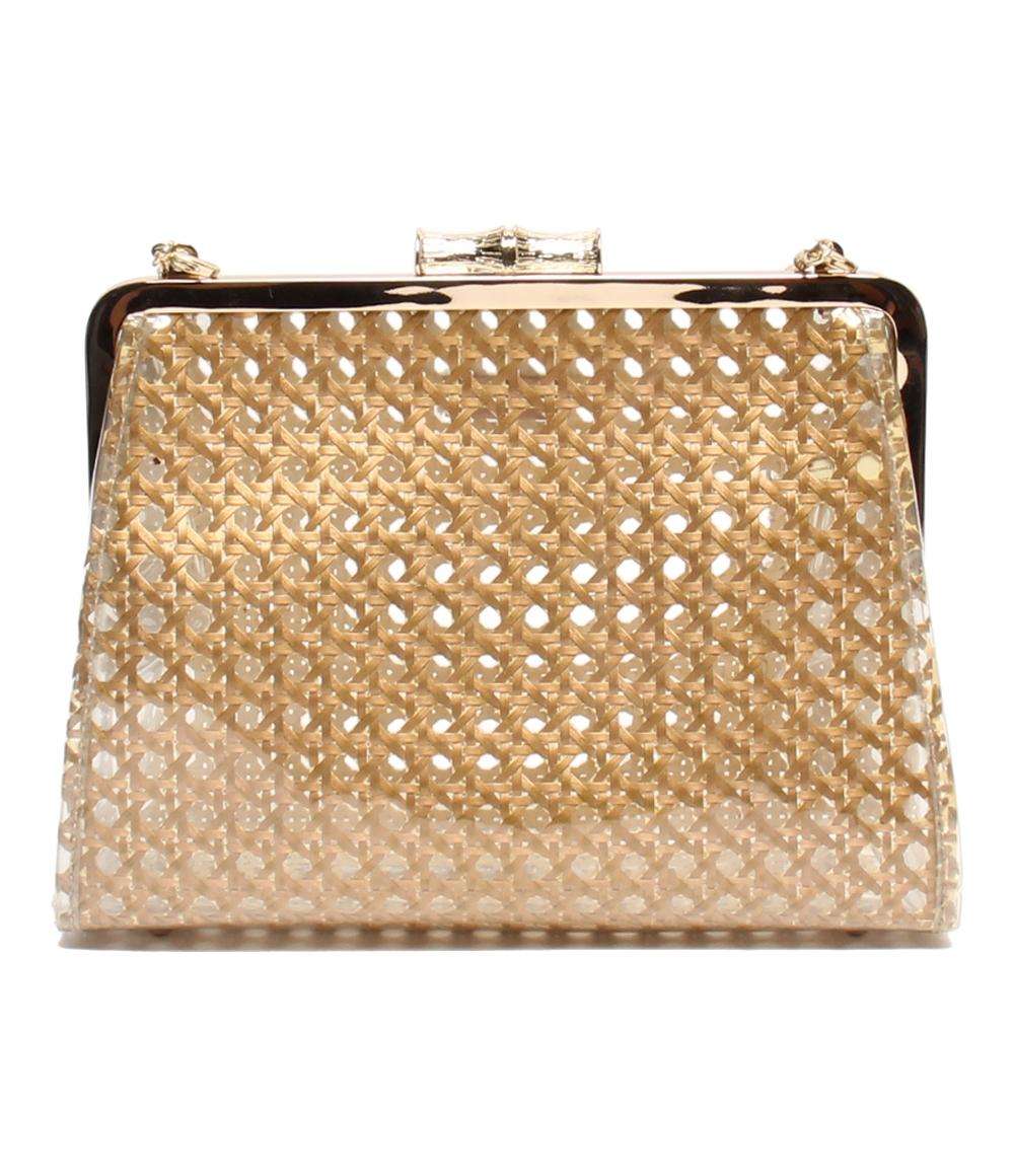 美品 ケイトスペード 2wayチェーンショルダーバッグ 斜め掛け クラッチバッグ がま口 レディース Kate Spade