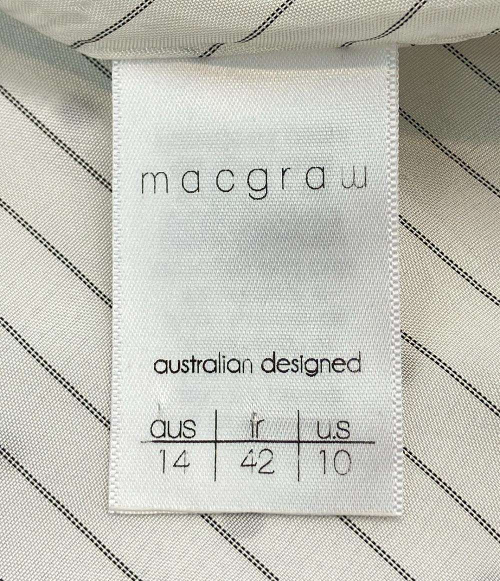 macgraw 半袖 パフスリーブドットブラウス レディース SIZE 42 (L) マックグロー
