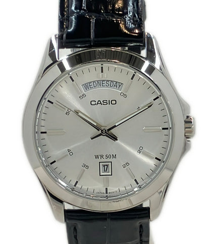 CASIO 腕時計 クオーツ シルバー MTP-1370 メンズ カシオ