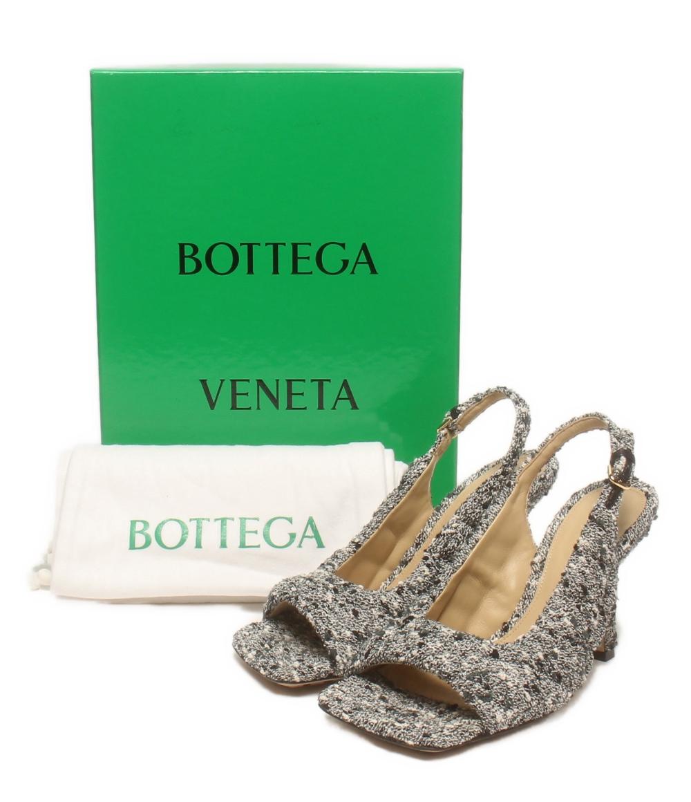 美品 ボッテガヴェネタ パデッド スリングバック サンダル レディース SIZE 35 1/2 BOTTEGAVENETA