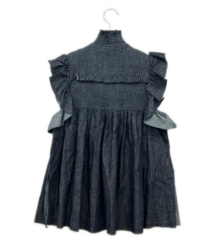 SEE BY CHLOE ノースリーブ デニム ブラウス CHS19UDH02163 レディース SIZE 36 シーバイクロエ