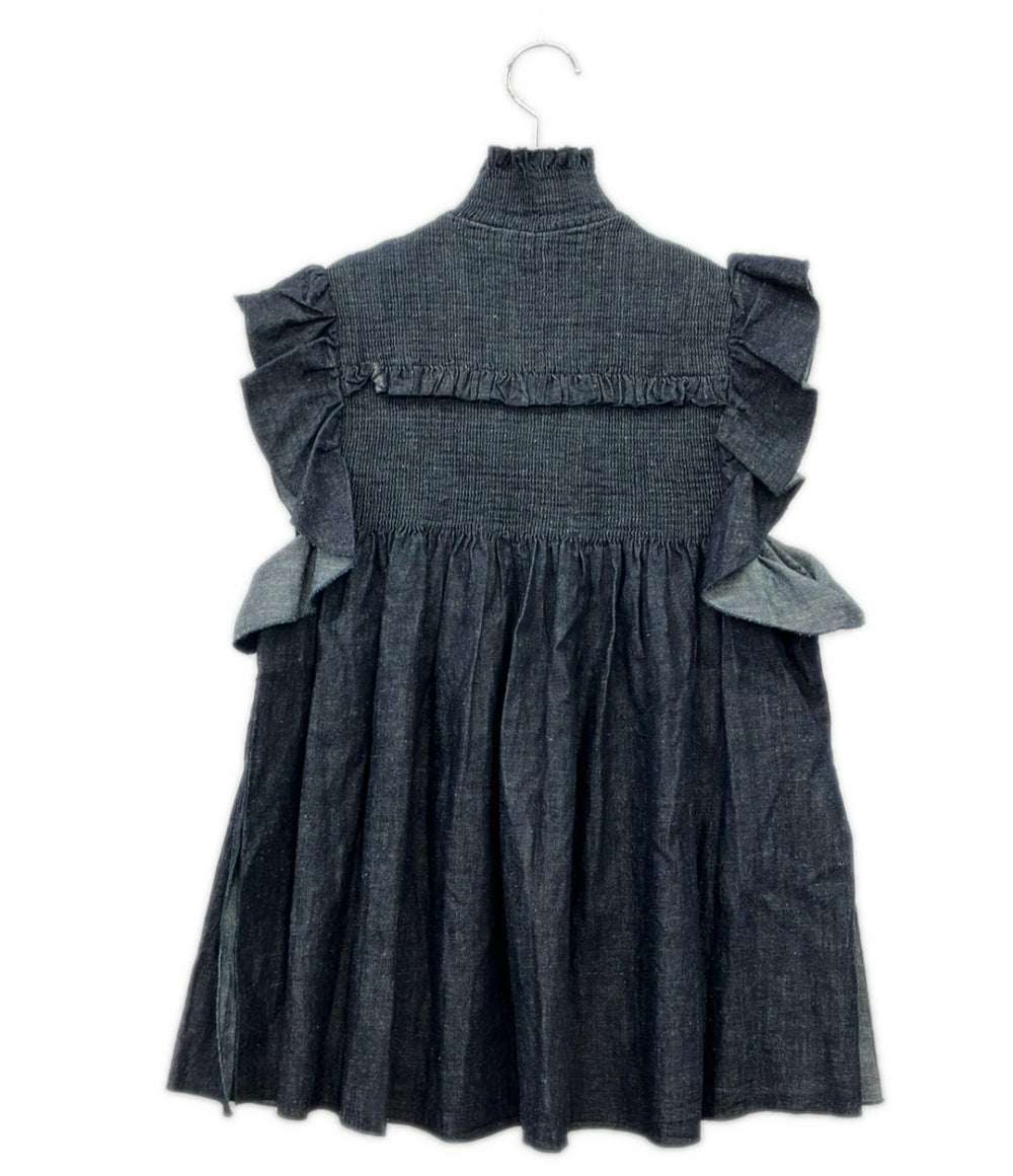 SEE BY CHLOE ノースリーブ デニム ブラウス CHS19UDH02163 レディース SIZE 36 シーバイクロエ