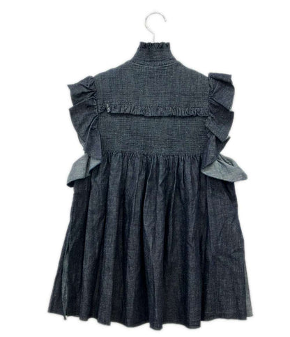 SEE BY CHLOE ノースリーブ デニム ブラウス CHS19UDH02163 レディース SIZE 36 シーバイクロエ