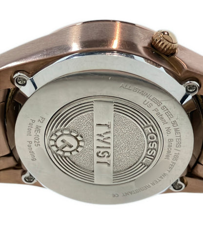 FOSSIL 腕時計 TWIST クオーツ シェル ME-1025 メンズ フォッシル
