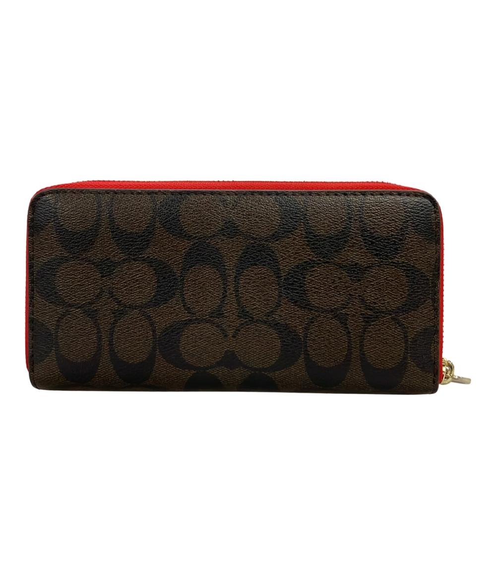 COACH ラウンドファスナー長財布 レザー C4452 レディース コーチ