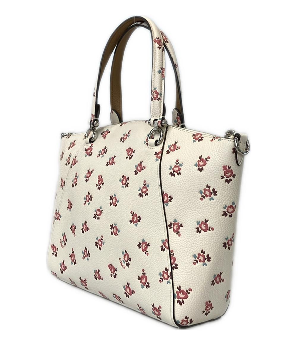 美品 コーチ 2WAY トートバッグ ショルダーバッグ 斜め掛け プレーリーサッチェル フローラルブルームプリント 26792 レディース COACH