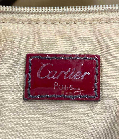 Cartier トートバッグ ハンドバッグ パテントレザー マルチェロ ドゥ カルティエ レディース カルティエ