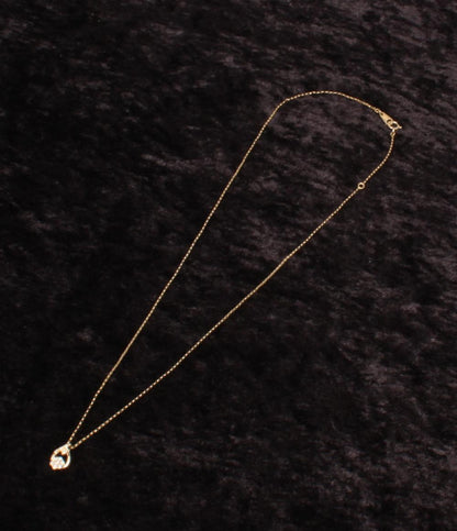 美品 ネックレス K18 ダイヤ 0.12ct レディース