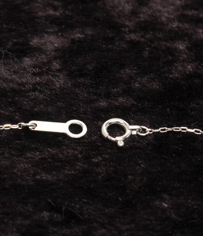 美品 ヨンドシー ネックレス K10 ダイヤ フラワーモチーフ 花モチーフ リバーシブル レディース 4℃