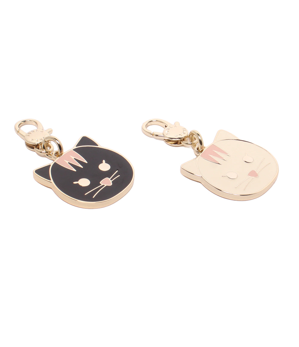 美品 Furla チャーム キーホルダー 猫モチーフ キャットモチーフ 2点セット レディース フルラ