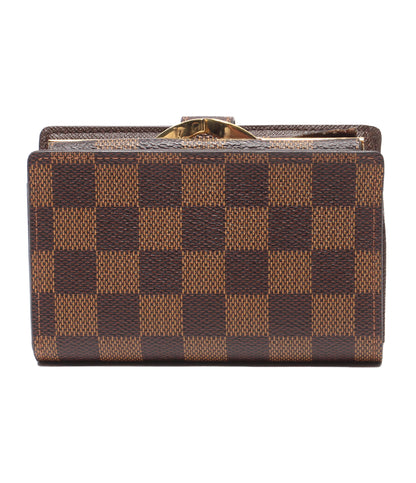 LOUIS VUITTON 二つ折り財布 がま口 ポルトフォイユ ヴィエノワ ダミエ N61674 レディース ルイ・ヴィトン