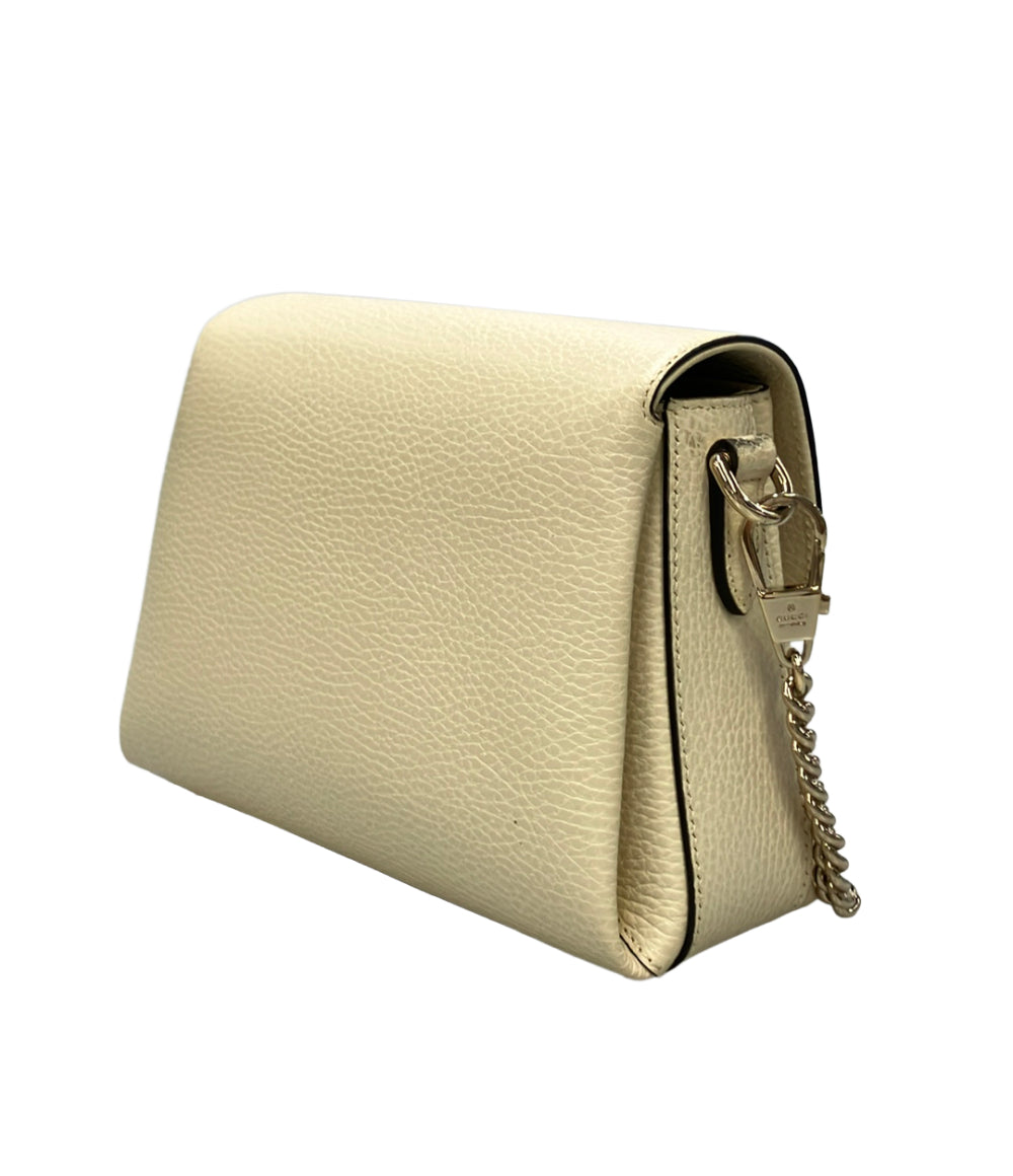 GUCCI チェーンショルダーバッグ 斜め掛け インターロッキングG 607720 493075 レディース グッチ