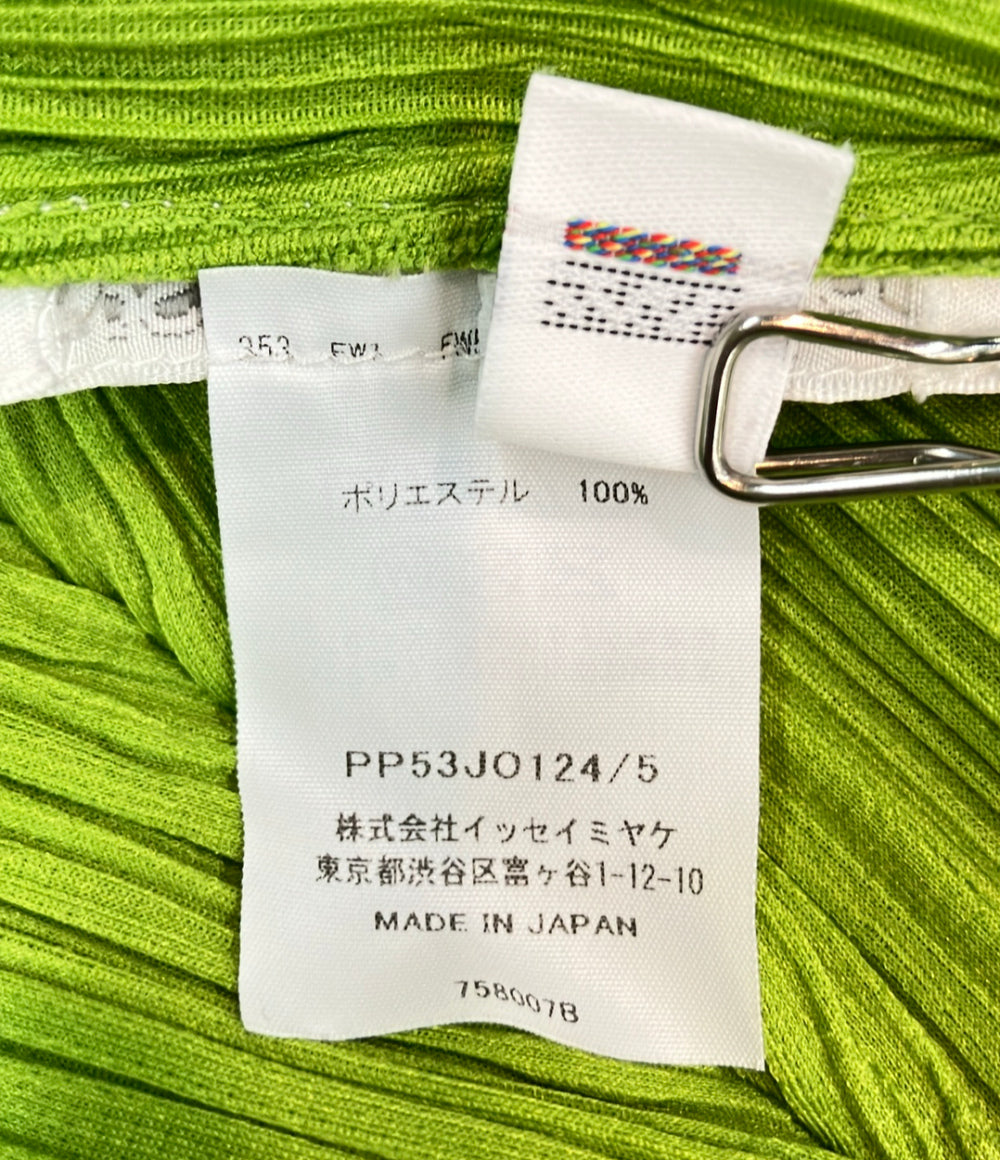 PLEATS PLEASE 長袖ｶカーディガン MONTHLY COLORS AUGUST PP53JO124 レディース SIZE 5 (L) プリーツプリーズ