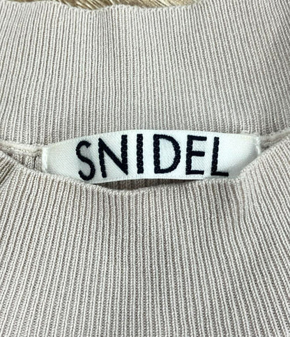 スナイデル 長袖ワンピース シアーレイヤード  ニット レディース SIZE 0 (XS) snidel