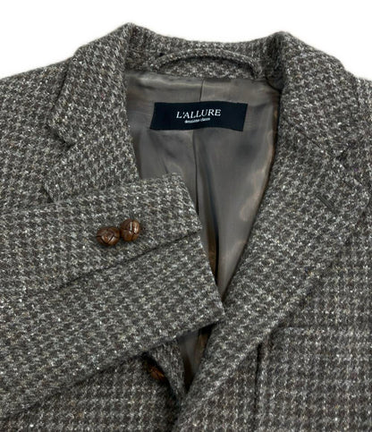 テーラードジャケット ツイード レディース L'ALLURE