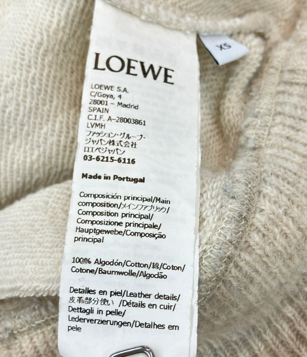 LOEWE プルオーバーパーカー レザーポケット S359Y25X14 レディース ロエベ