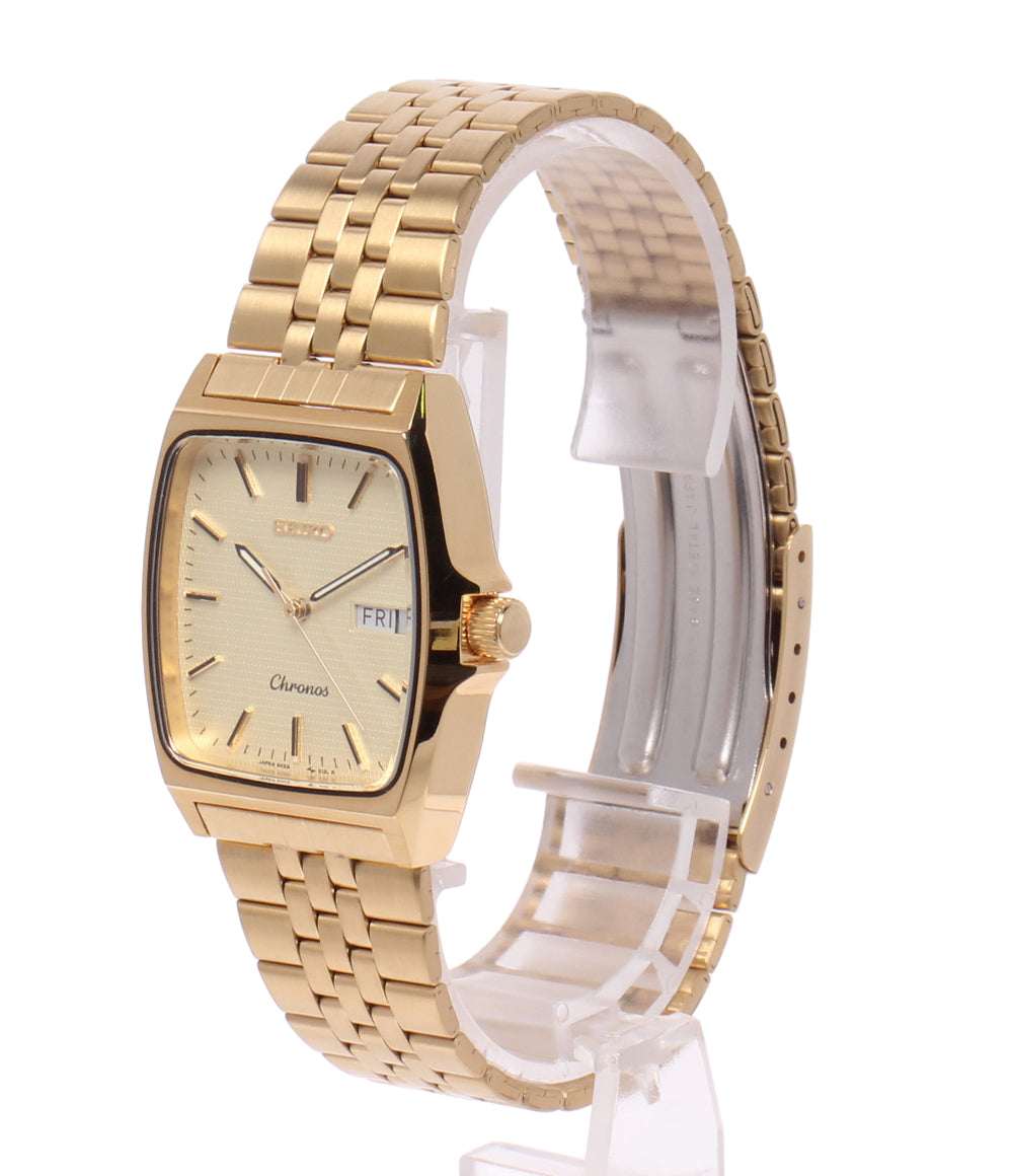 SEIKO 腕時計 クロノス クオーツ 5H23-5110 メンズ セイコー