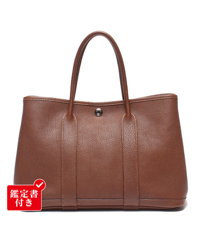 HERMES ハンドバッグ □P刻印 シルバー金具 ガーデンパーティTPM レディース エルメス