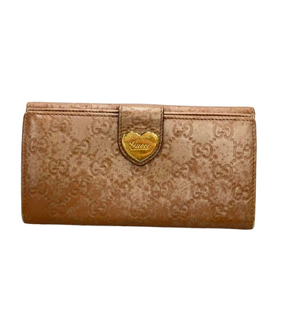 GUCCI ダブルホック 二つ折り長財布 レザー 203550 2067 レディース グッチ