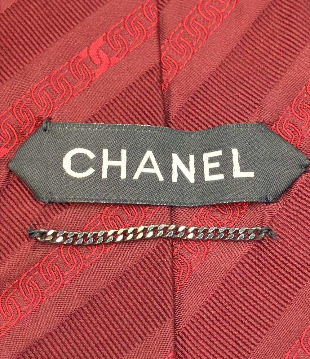 CHANEL ネクタイ シルク100% メンズ シャネル